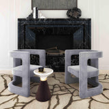 Ada Performance Velvet Accent Chair