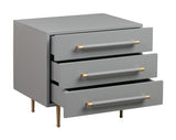Trident 28" 3-Drawer Nightstand