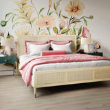 Sierra Wood & Rattan Bed