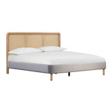Kavali Performance Velvet and Natural Bed