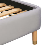 Kavali Performance Velvet and Natural Bed