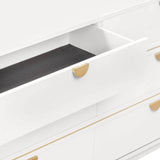 Julieta 62" Acacia Wood 6-Drawer Dresser