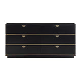 Julieta 62" Acacia Wood 6-Drawer Dresser