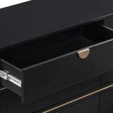 Julieta 62" Acacia Wood 6-Drawer Dresser