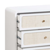 Patty 62" Rattan 6 Drawer Dresser
