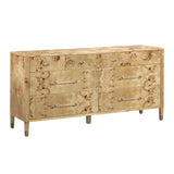 Brandyss 62" Burl 7-Drawer Dresser