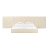 Palani Performance Velvet Headboard Wings