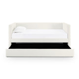 Alice Linen Twin Trundle Bed