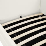Alice Linen Twin Trundle Bed