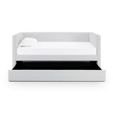 Alice Linen Twin Trundle Bed