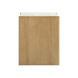 Paige 26" Natural Oak 2-Drawer Nightstand