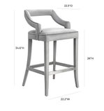 Tiffany Velvet Stool