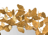 Lyrical Gold Round Wall Mirror (27"-36")