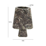 Samma Grey Marble Vase