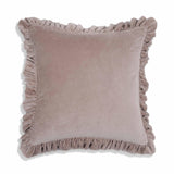 Alessia 20.5" Distressed Velvet Square Throw Pillow
