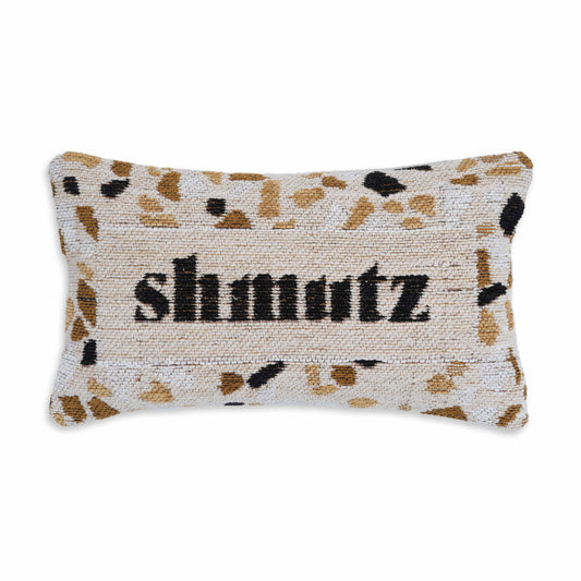 Shmutz 15"X9" Jacquard Cotton Throw Pillow