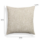 Poh 20" Boucle Square Throw Pillow