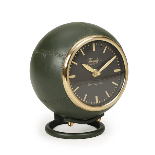 Draper Dark Green Contract-Grade Standing Accent Clock