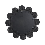 Coralie 33.4" Rattan Round Wall Mirror