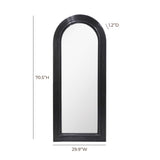 Tanya 70" Rattan Floor Mirror