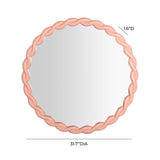Agnes 31.7" Round Wall Mirror