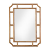 Cienna 24"x32" Natural Rattan Wall Mirror