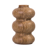 Marble Dark Onyx Swell Decorative Vase