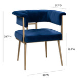 Astrid Performance Velvet Dining Chair