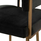 Astrid Performance Velvet Stool