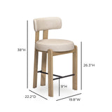 Odessa Performance Vegan Leather Counter Stool