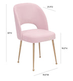 Swell Performance Velvet Dining Chair