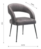 Rocco Performance Velvet Dining Chair