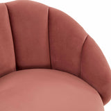 Myla Performance Velvet Swivel Stool