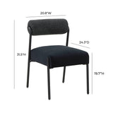 Jolene Performance Velvet Dining Chair - Set of 2