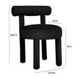 Carmel Performance Velvet Dining Chair