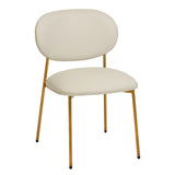 McKenzie Performance Vegan Leather Stackable Dining Chair - Set of 2