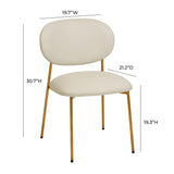 McKenzie Performance Vegan Leather Stackable Dining Chair - Set of 2