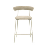 Liliana Performance Velvet Stool