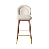 Hailey Performance Velvet Stool