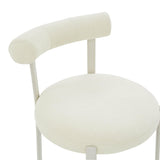 Margaret Performance Chenille Bolster Back Dining Chair