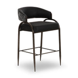 Tatum 2-Tone Performance Vegan Leather Counter Stool