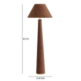Graham Velvet Floor Lamp