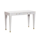 Brandyss 48" Burl 2-Drawer Work Desk