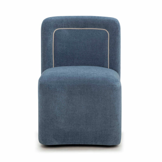 Dolce Performance Velvet Rolling Desk Chair