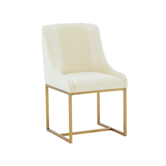 Lisa Pleated Performance Velvet Dining Chair by Inspire Me! Home Decor