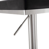 Bari Performance Vegan Leather Adjustable Stool