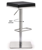 Bari Performance Vegan Leather Adjustable Stool