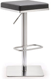Bari Performance Vegan Leather Adjustable Stool