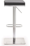 Bari Performance Vegan Leather Adjustable Stool