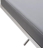 Bari Performance Vegan Leather Adjustable Stool
